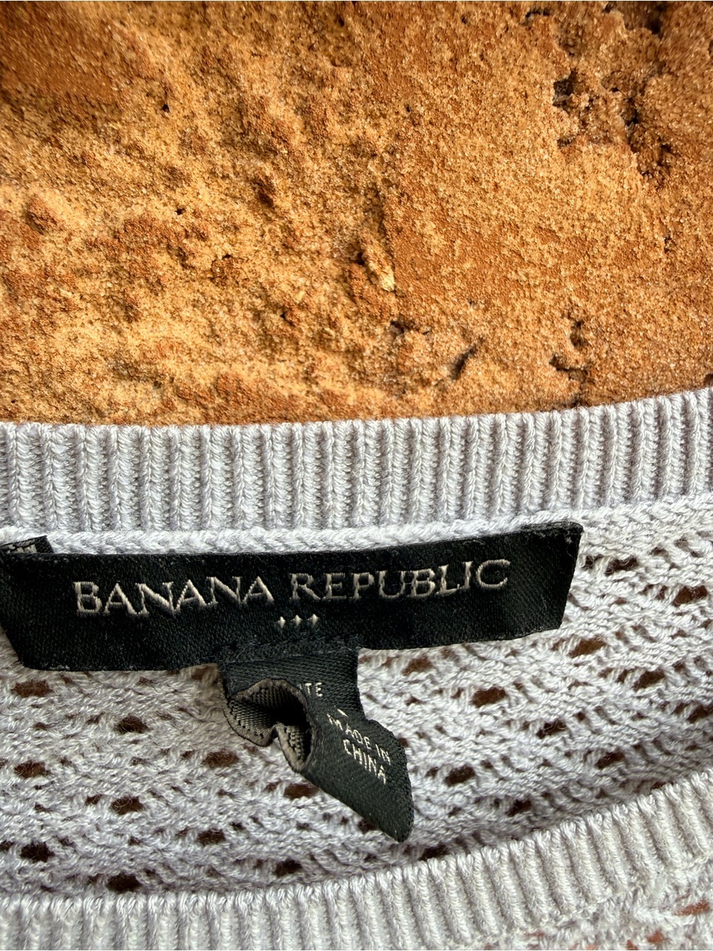 🌿10/$25 • Banana Republic Crochet Short Sleeve Sweater - Picture 4 of 4
